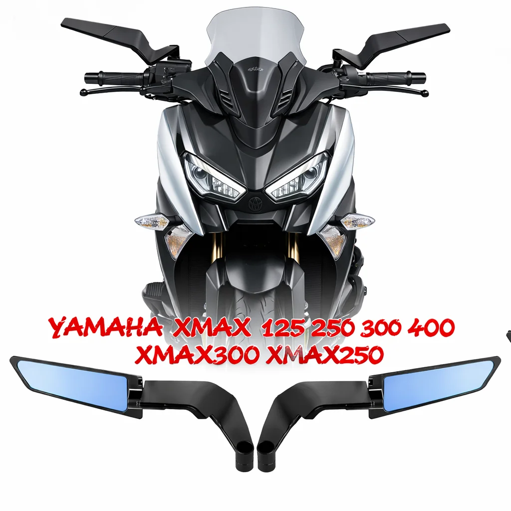 

Motorcycle Side View Mirror Stealth Winglets Rearview Mirrors Kits For YAMAHA XMAX 125 250 300 400 XMAX300 XMAX250 Accessorie