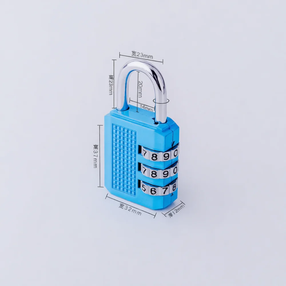 Anti Theft Travel Luggage Combination Padlock Waterproof Rustproof Gym Locker Security Lock Durable Zinc Alloy Gadget