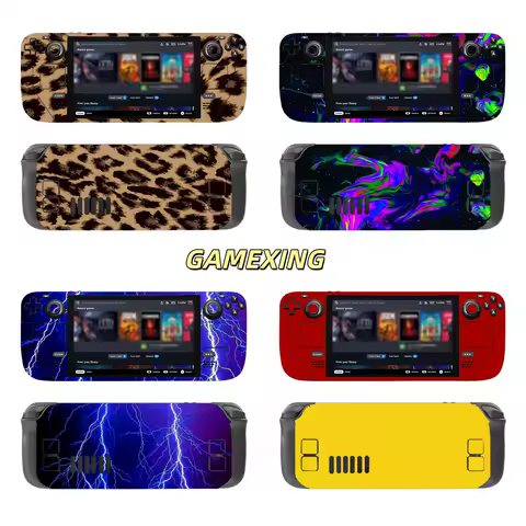 For Steam Deck Oled Skin Wrap Game Accessories Sticker Decorative Full Cover Decal Vinyl for Steam Deck