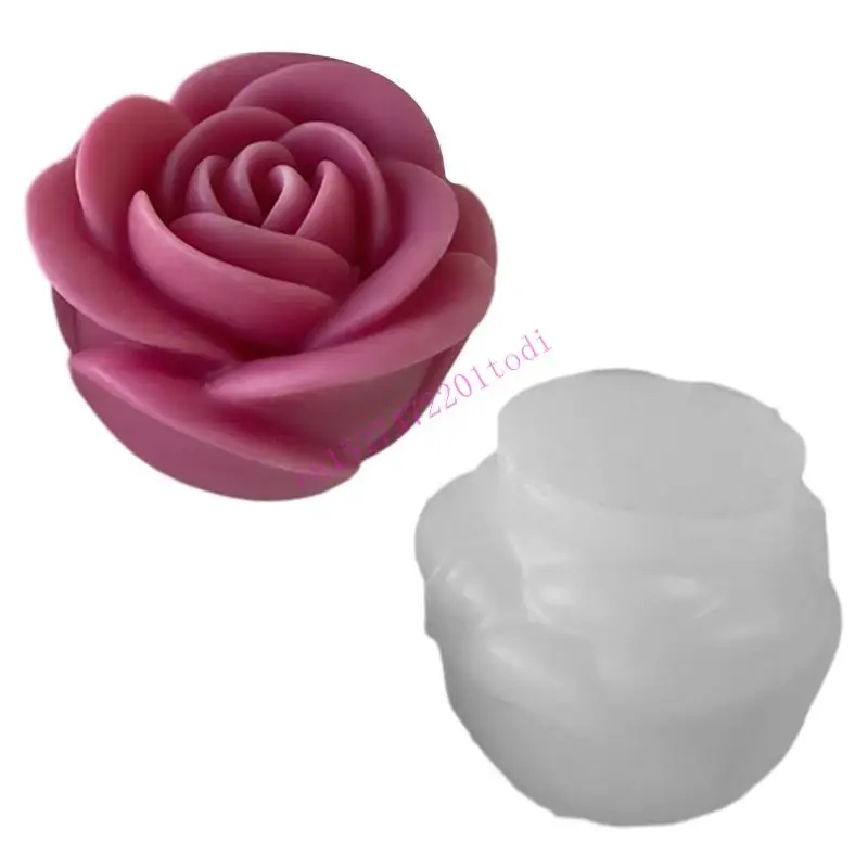 

M76B Silicone Mold 3D Flower Scented Making Epoxy Resin Mould Decor