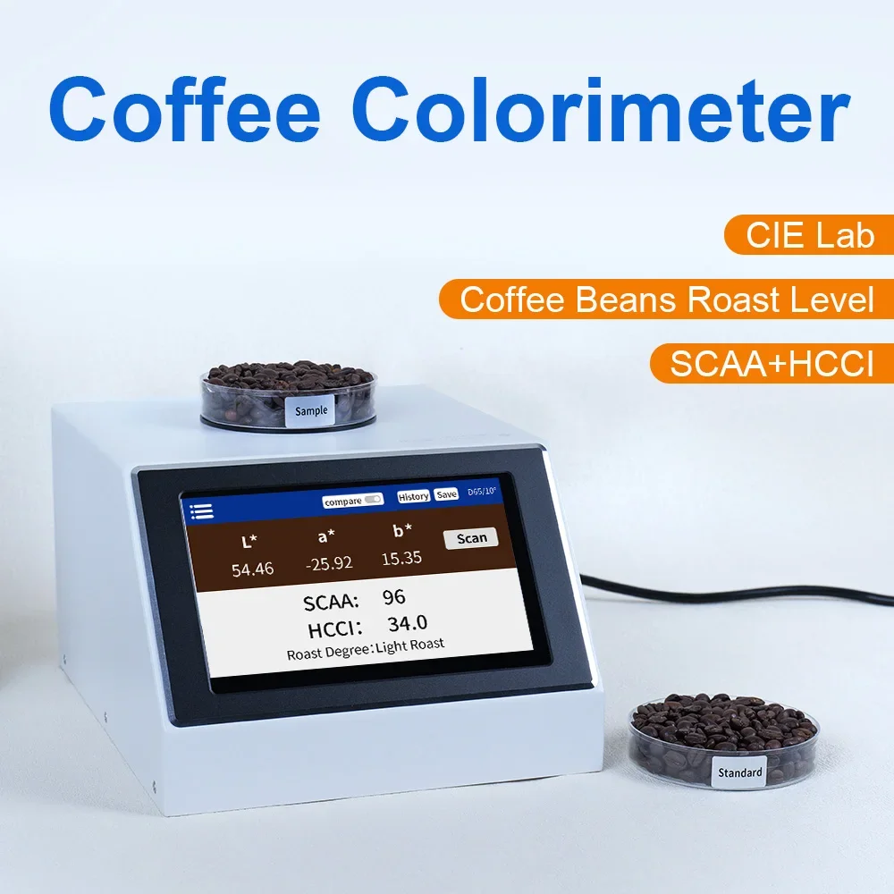 On Sale LS177C SCAA Agtron Coffee Bean Color Analyzer Roast Index Color Measurement Coffee Colorimeter