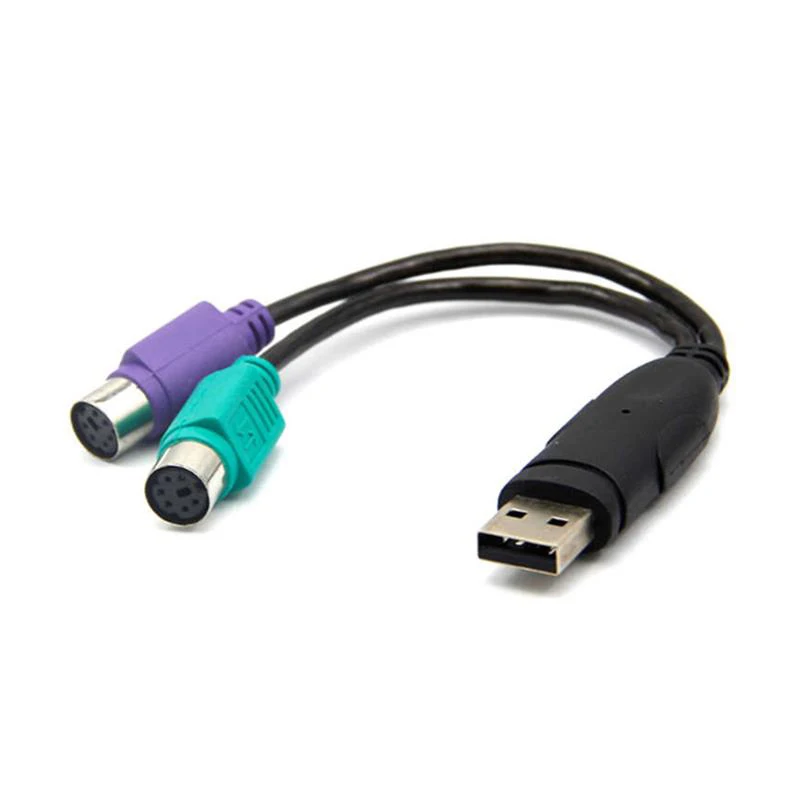 1 Stück USB 2.0 Stecker-Konverterkabel-Adapter-Stecker Computerzubehör geeignet für Maus, Tastatur/KVM-Switch/Scanner/PS2 – Detail 4