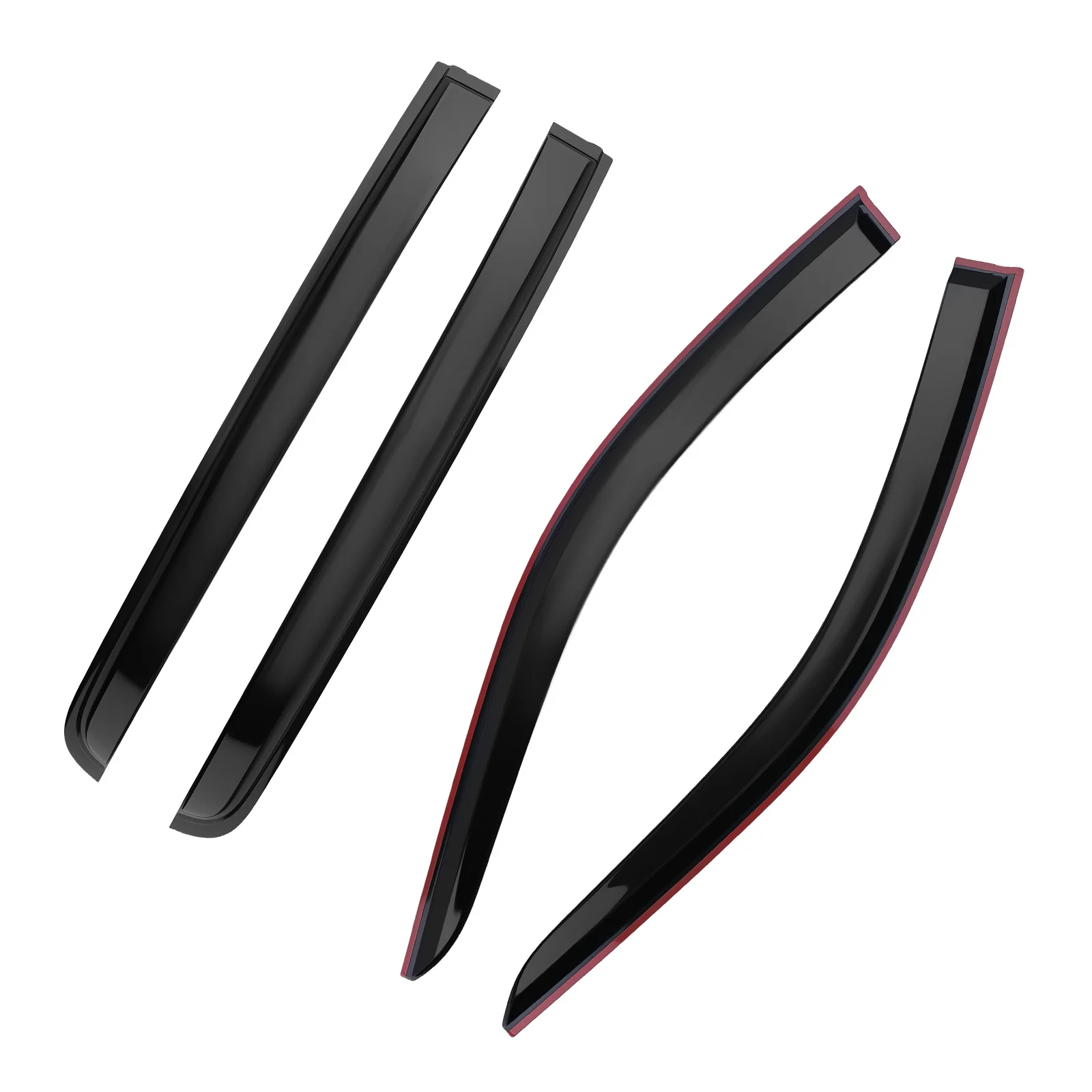 

Front Rear Rain Guard for Chevy Silverado Crew Cab 14-19 Window Deflector 4pcs