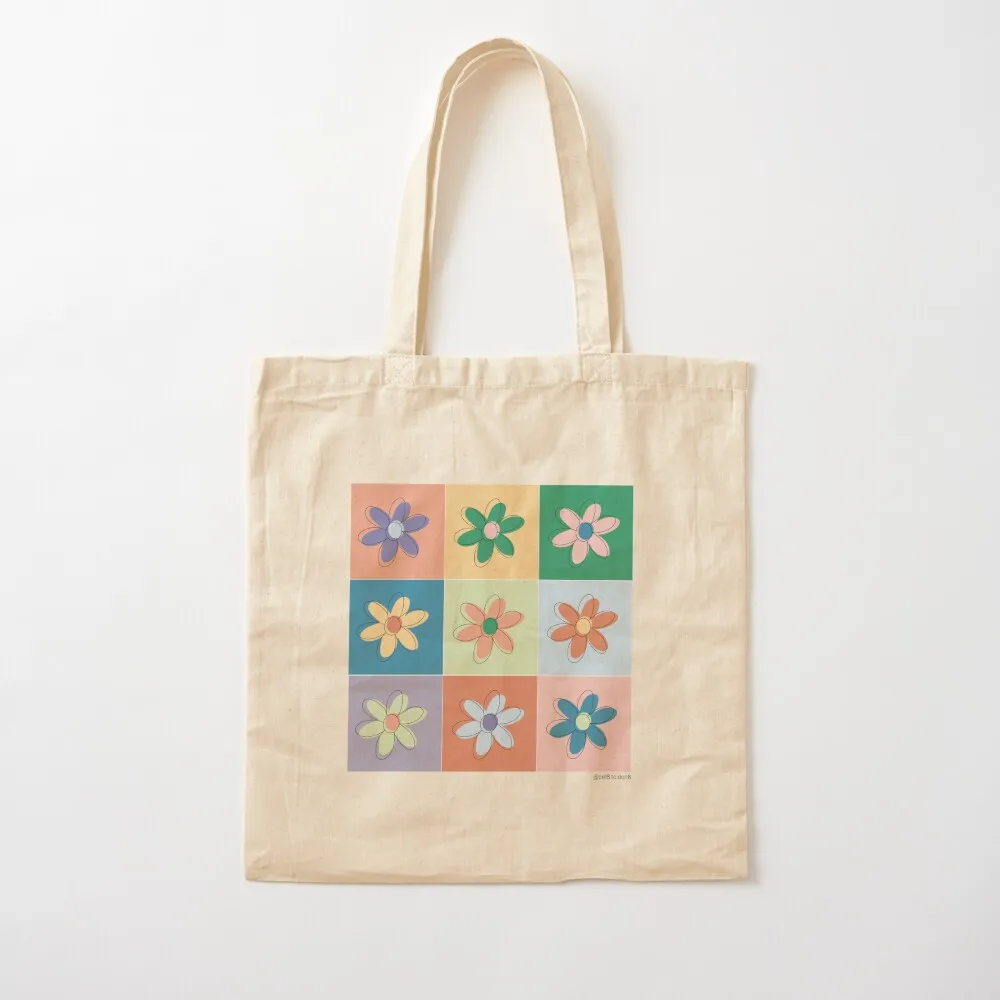 

Flower Power Tote Bag Canvas canvas tote bags Canvas Tote Bag