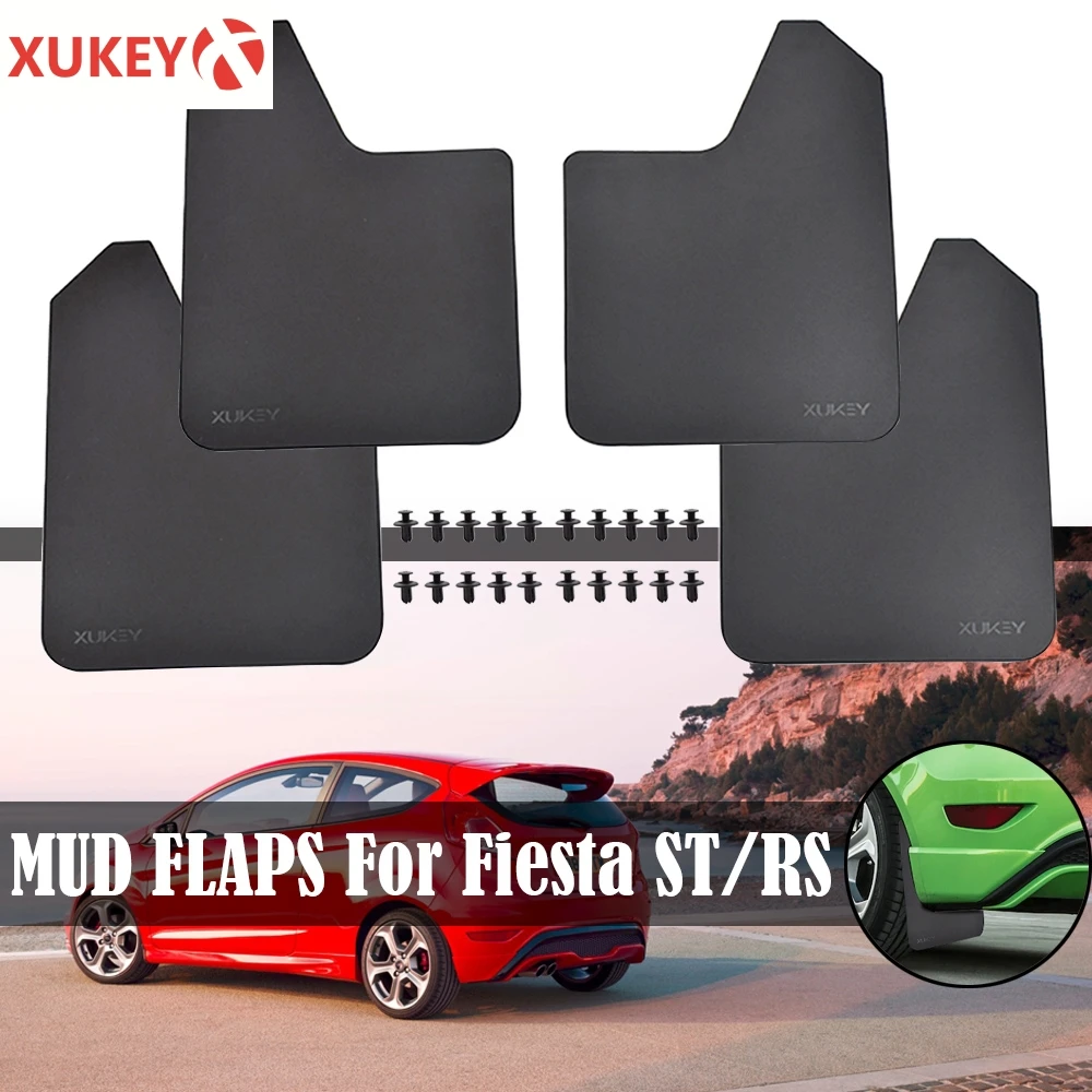 For Fiesta ST ST150 ST180 ST200 ST500 Blue RS SE MK6 MK6.5 MK7 Mk7.5 MK8 S Mud Flaps Mudflaps Splash Guards Mudguards Fender