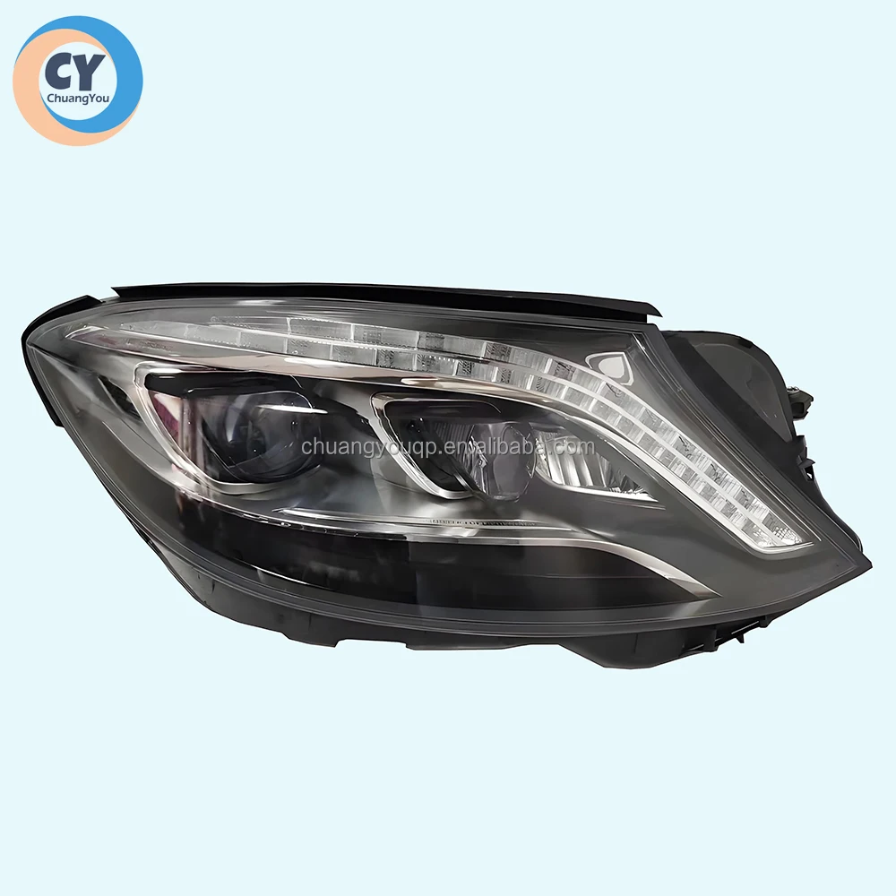 

For Mercedes-benz S Clss W222 Original Headlight Lens 2014-2017 Headlamp S320 400 S500 600 AMG S63 S65 V222 X222 Geometric Light