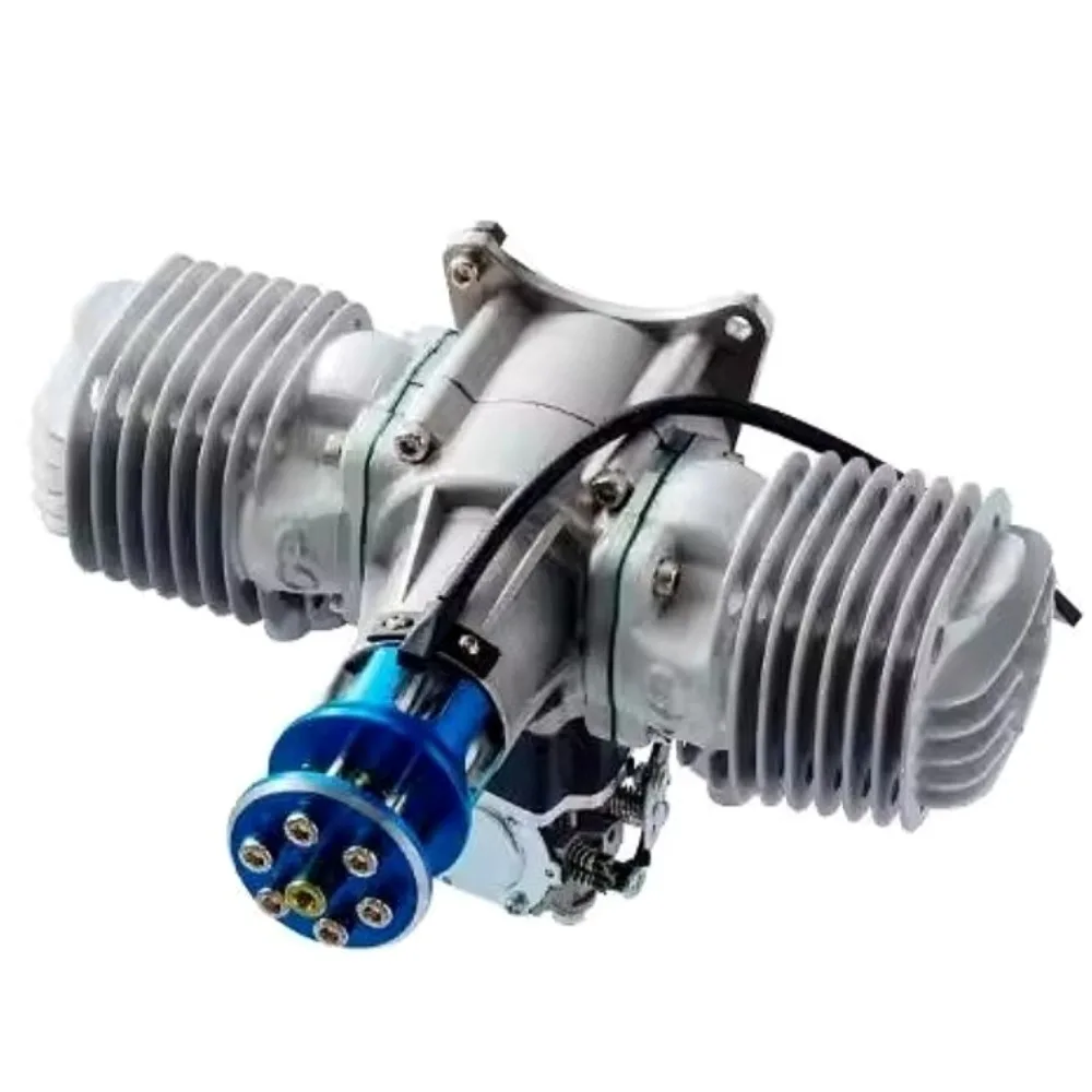 

Двухтактный металлический двигатель GP123-V2 123CC с большим объемом, соотношение масла к топливу 40:1, для радиоуправляемых моделей самолетов