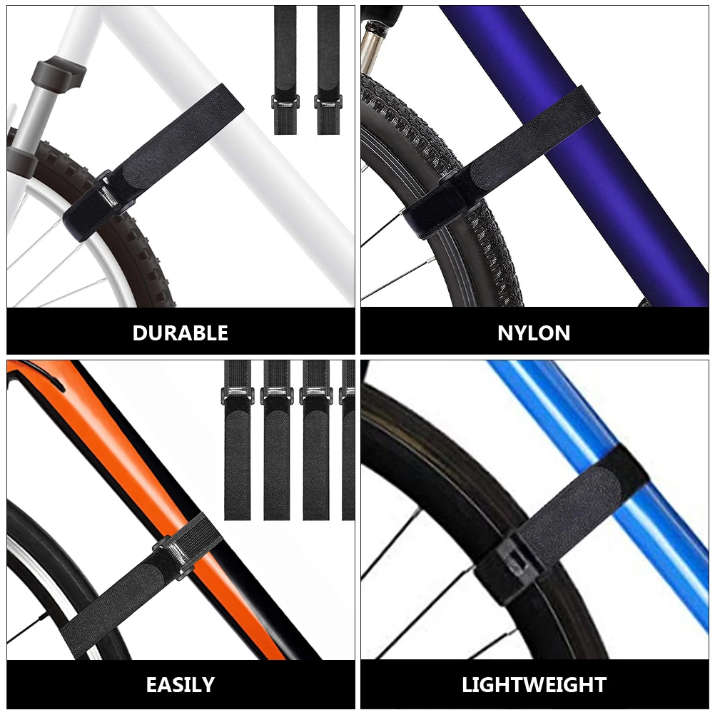 

2Pcs AntiSlip Straps DurableNylon Lightweight PreventSpin TieSnowboard YogaMat BikeWheel FixingBands