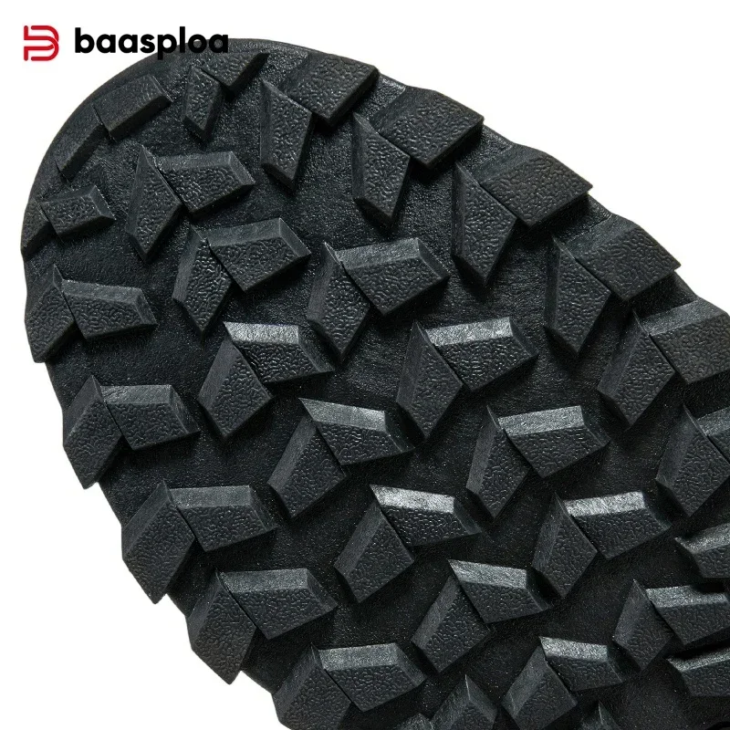 Baasploa Men Hiking Shoes Non-Slip Wear Resistant Outdoor Climbing Walking Shoes for Men Comfort Inner Cotton Outdoor Sneakers image 6