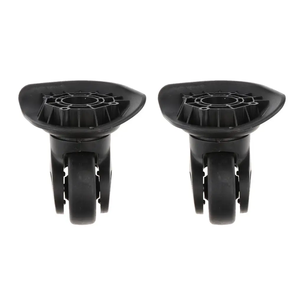 1 Pair Luggage Suitcase Wheels Replacement Suitcase Fixed Spare Casters - Easy Installation swivel wheels for luggage bags