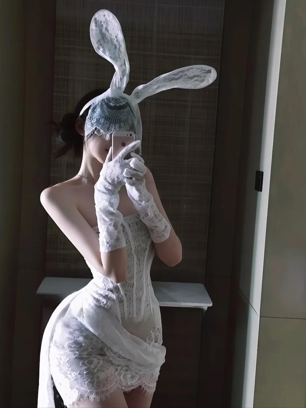 

Sexy Lace Bustier ort Skirt loween Costume Women's Slim Fit Fibone Skirt White Wrap around Dr Fairy Skirt