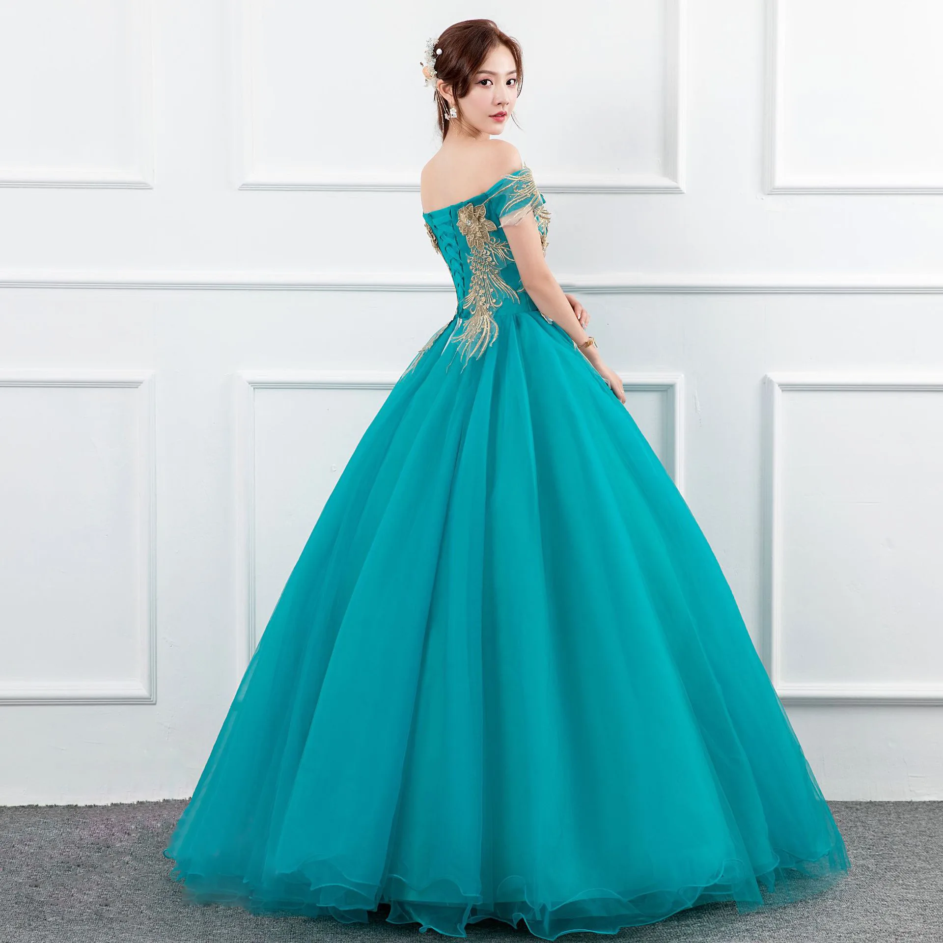 Bella Quince Dress Review: Why This Turquoise Off-Shoulder Ball Gown Became My Daughter's Perfect 15th Anniversary Outfit Bella Quince Dress Review: Why This Turquoise Off-Shoulder Ball Gown Became My Daughter's Perfect 15th Anniversary Outfit