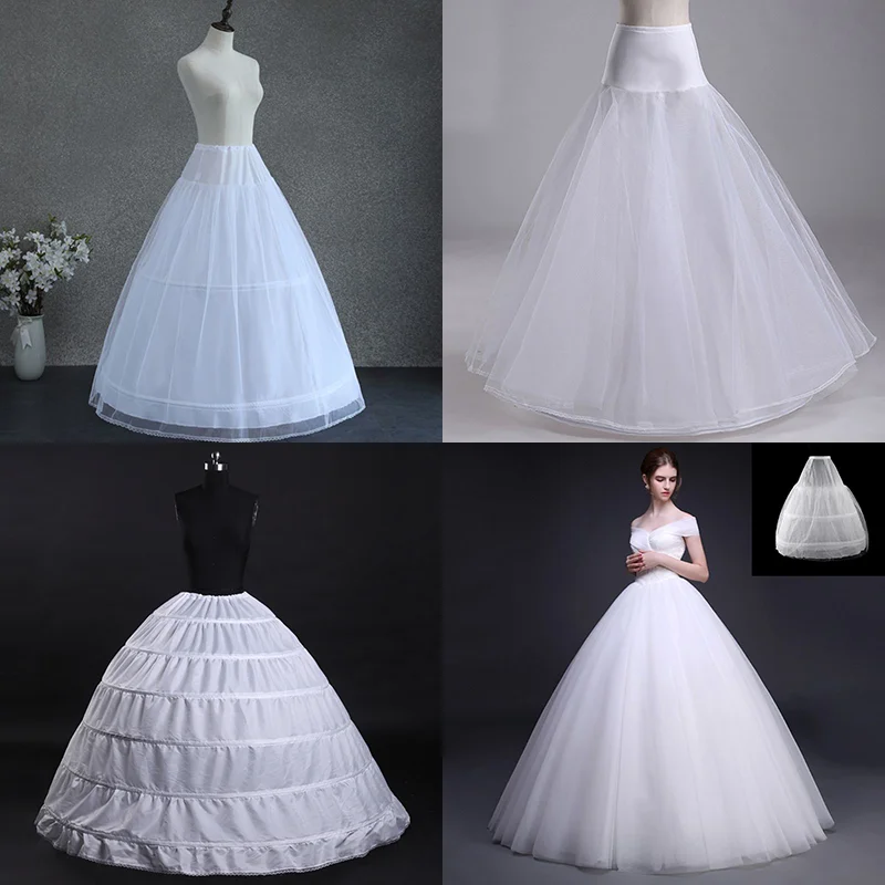 

Wedding Crinoline Underskirt Petticoat Floor Length for Women Bridal Dress Vintage Ball Gown Cosplay Skirt Multiple Styles