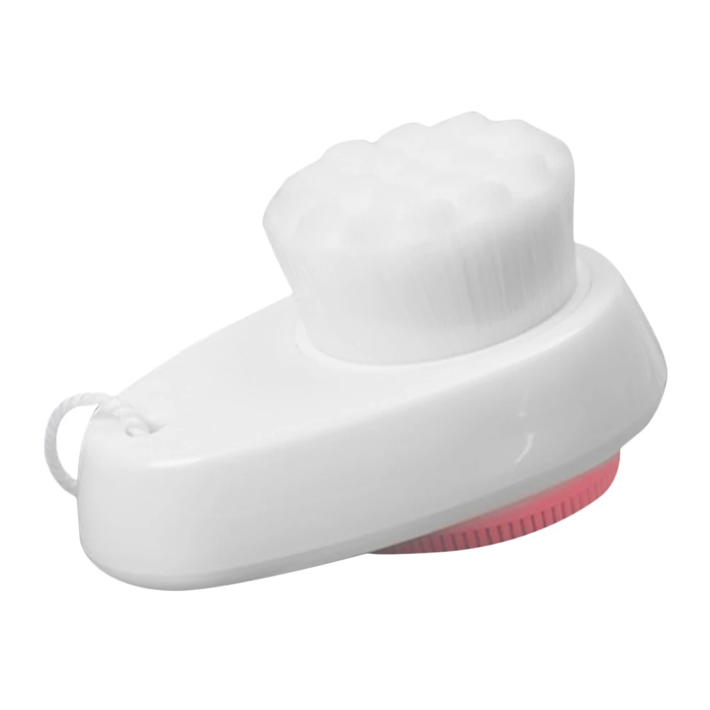 

Face Washing Pink Manual Scrubber Deep Cleansing Tools Silicone Massage Face Washing Tools Dual Sided