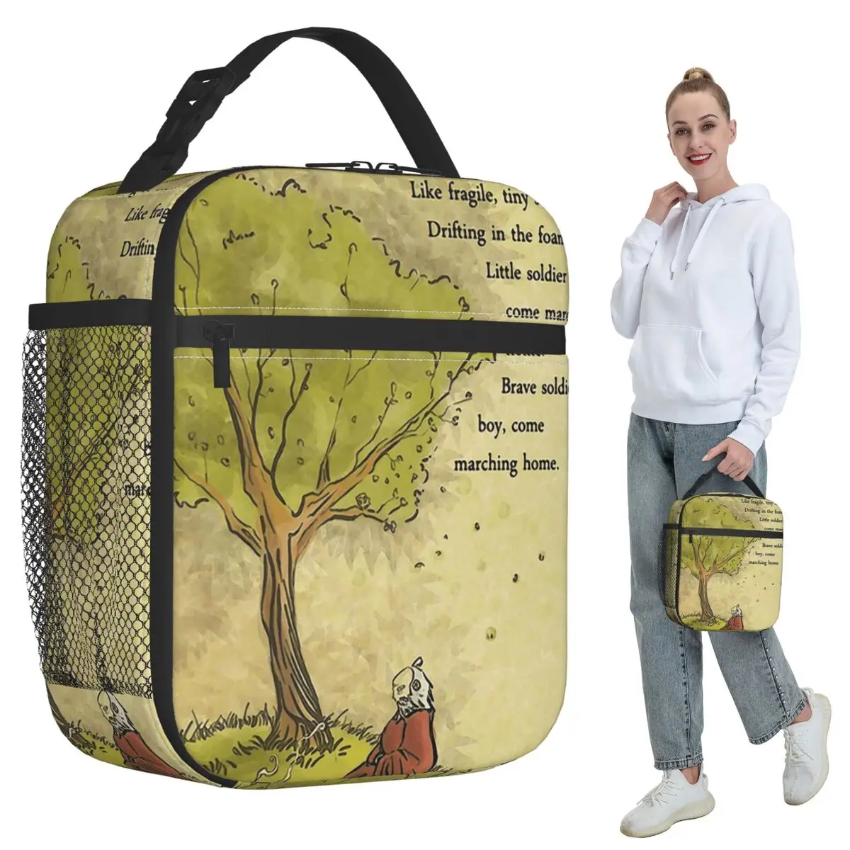Avatar The Last Airbender 4 Insulated Lunch Bag for Women Office Cooler Thermal Food Box Tote Portable Lunch Boxes Container