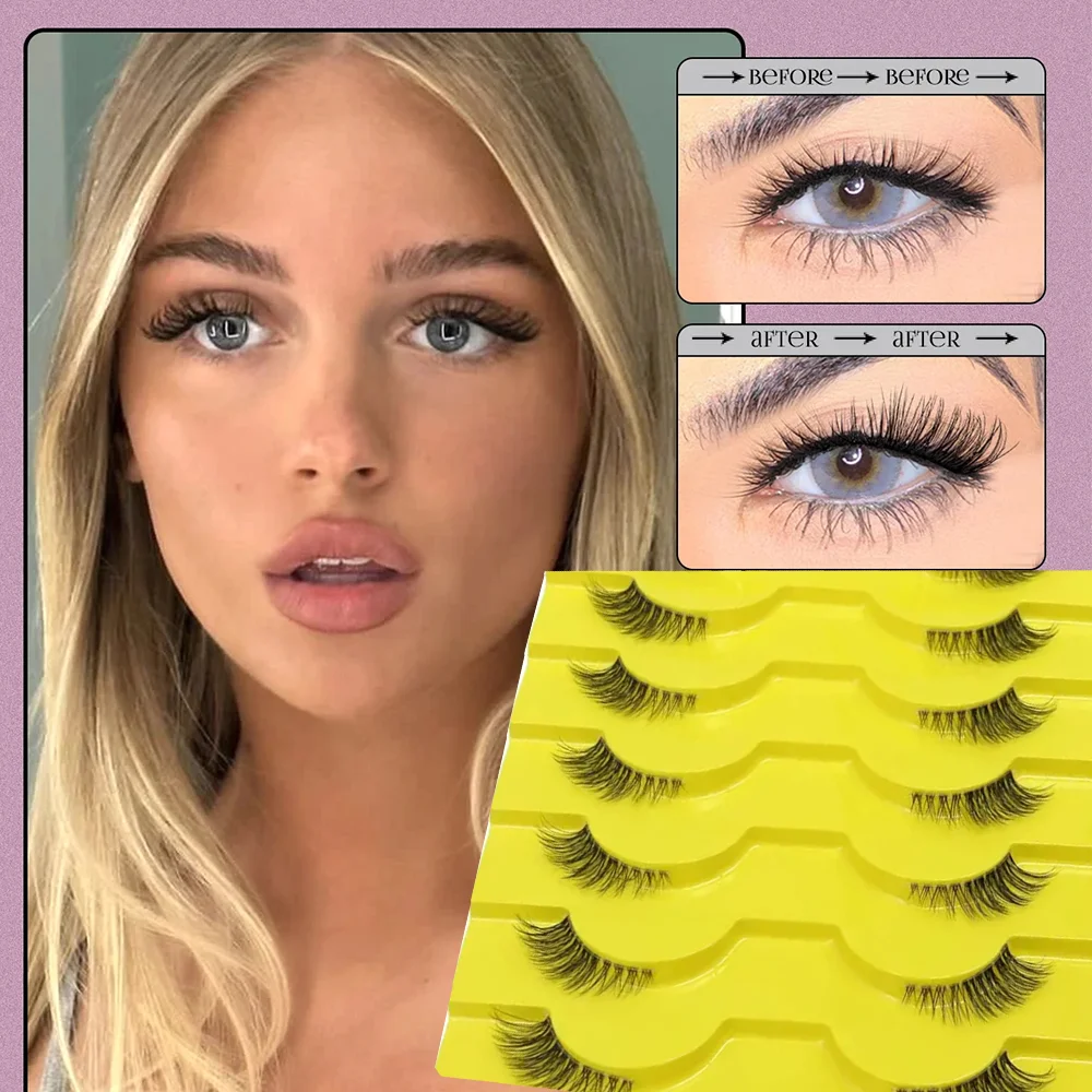 Cílios postiços naturais 15mm cílios fofos 3d curvados cílios de gato falsos multipack mais sexy, charmoso e atraente