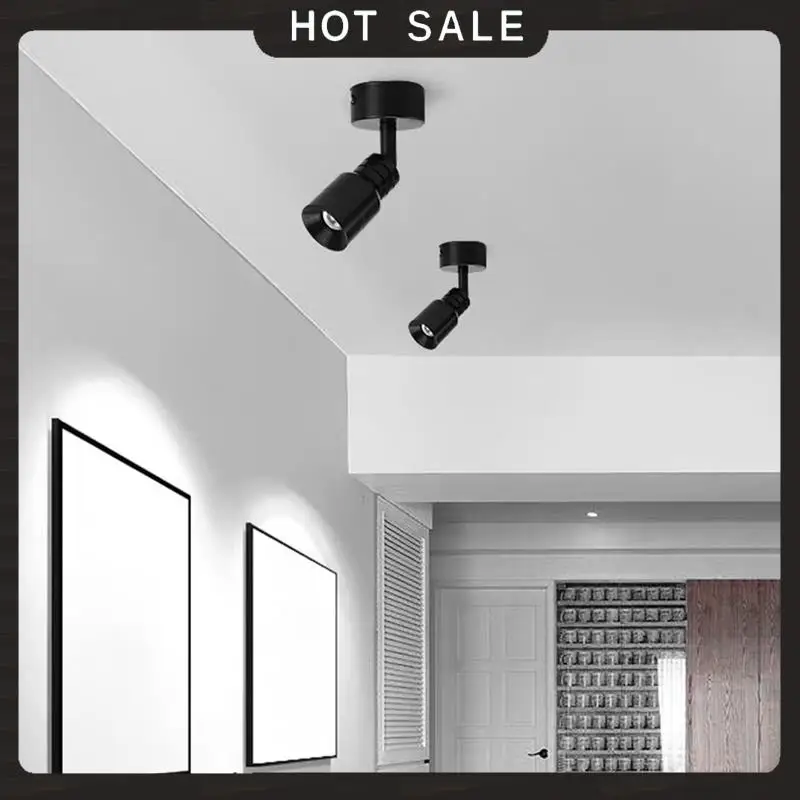 

24-Hour Delivery Zoomable 7W Ceiling Mounted Spotlight 3000K Adjustable 10°-60° Narrow Angle Light With Zoom Function