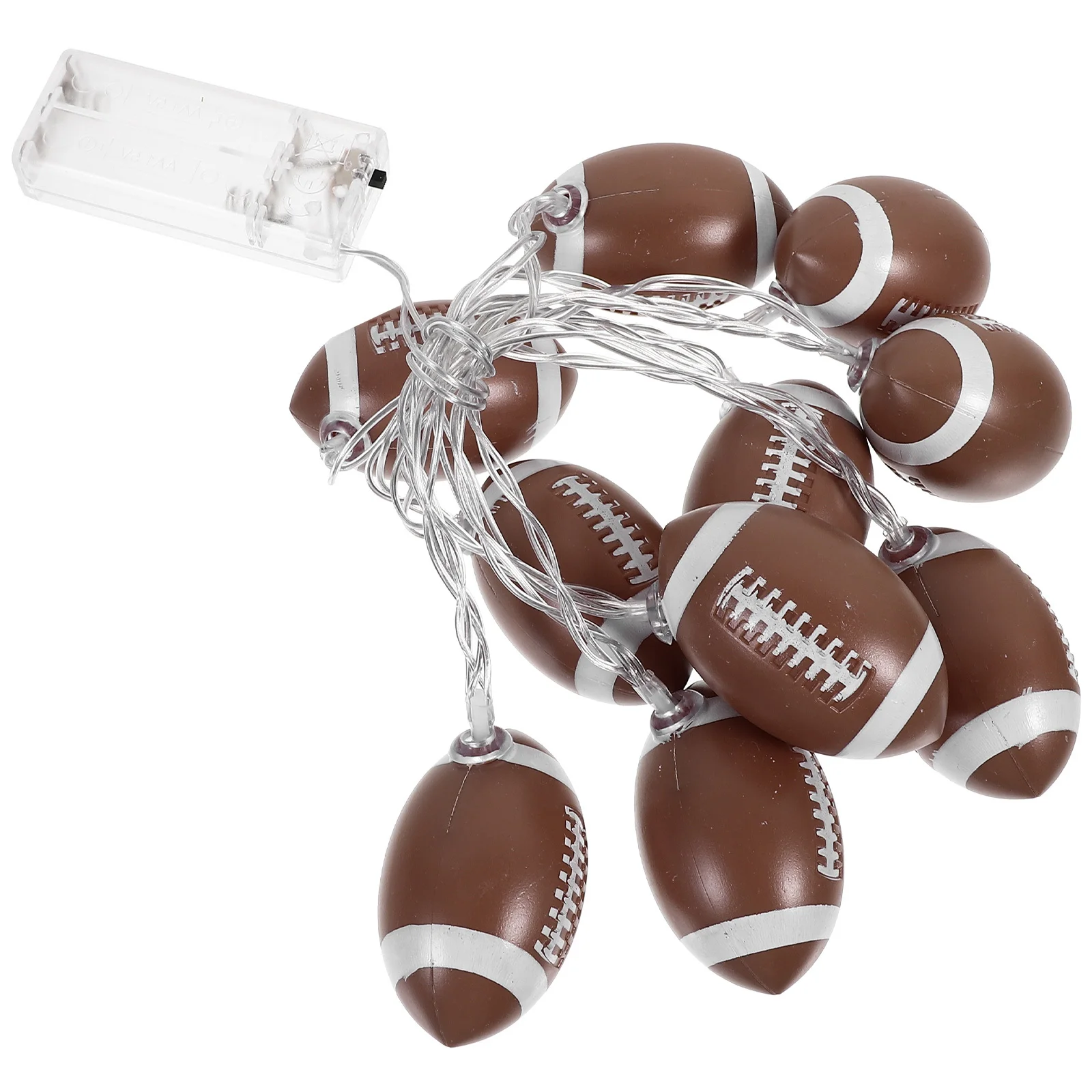 

Rugby String Light Operated Rugby Hanging Light for Sports Party Supplies and Outdoor Decorations