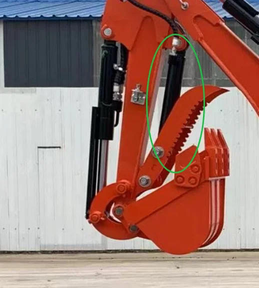 

Customized excavator chassis telescopic function