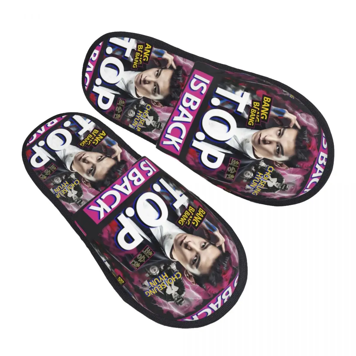 تشوي سيونغ هيون T.O.P الأسطوري العودة الشتاء شبشب منزل غرفة المعيشة مريحة المنزلية نِعال من الفراء الشرائح عدم الانزلاق