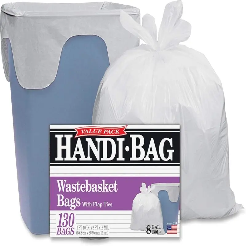 

Сумка Handi-Bag HAB6FW130 Super Value Pack, 8 галлонов, 0,6 мил, 22 x 24, белая (коробка из 130 шт.)