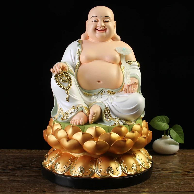 Imagem -03 - Estátua de Buda Bom Maitreya Deus Riqueza Divindade Guanyin Dizang Pusa Sakyamuni Buddha Talismã Eficaz Atacado