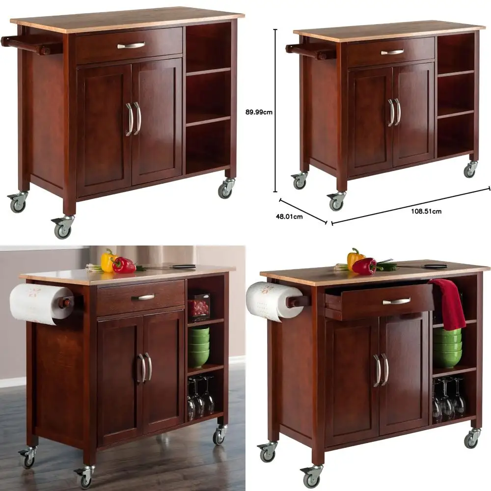 "خزائن المطبخ من الجوز الطبيعي"