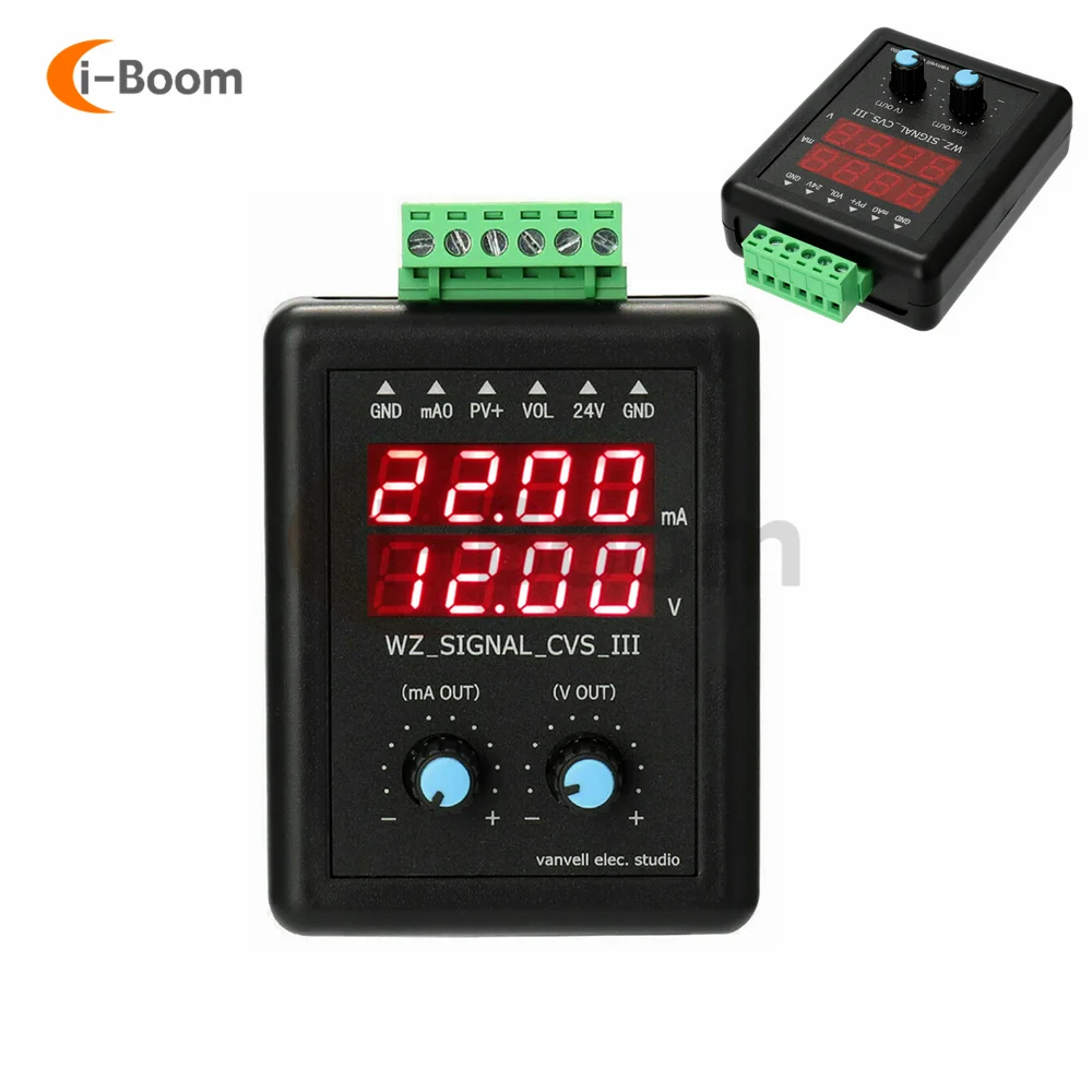 

Digital 4-20mA 0-10V Signal Generator Current Voltage Transmitter Calibrator Signal Source Simulation Electronic Instruments