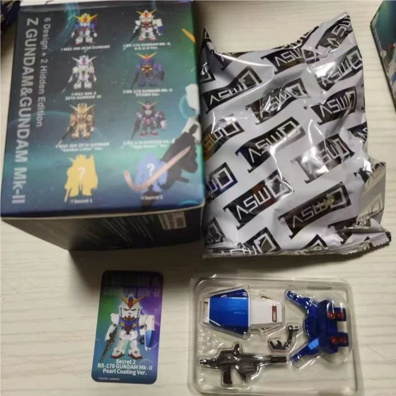 Original Bandai QMSV Mini Z Gundam & Gundam Mk-II Series Z Gundam