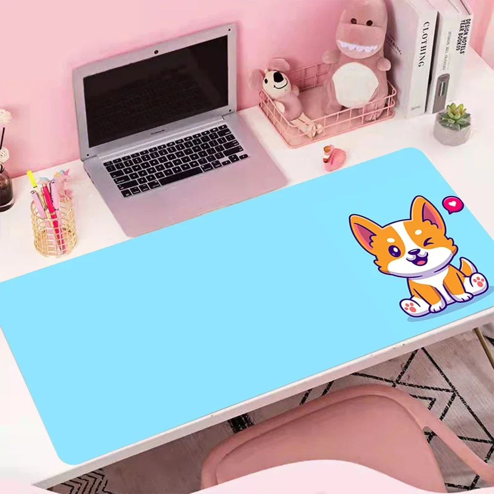 Lovely Corgi Mouse Pad Gamer Computer MousePads Deskmats Carpet Anti-slip Laptop Soft Mice Mat Desktop pad for Gamer/Home/Office