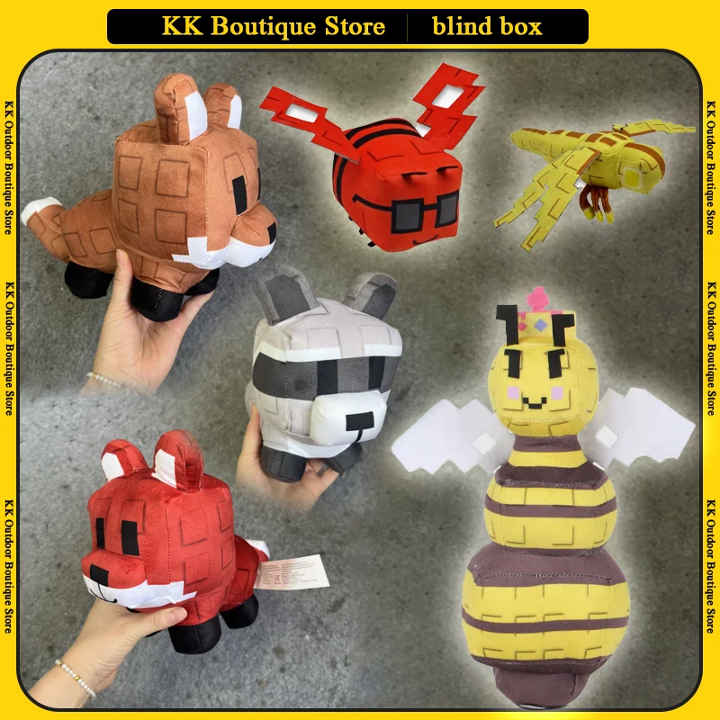 

Grow A Garden Anime Action Figure Plush Toy Cute Cartoon Game Stuffed Fox Bee Raccoon Plush Doll Halloween Christmas Toys Gifts