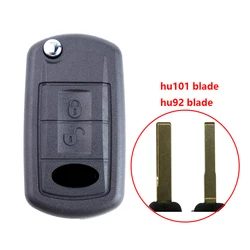 Car Key Fob Case Shell Housing for LAND ROVER Range Rover Sport LR3 Discovery HU101 HU92 Blade