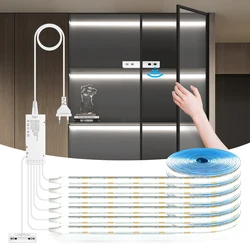 DIY Smart Switch COB LED Strip Light with Door Control IR Proximity Sensor Controller LED Tape Wardrobe Kitchen Cabinet Closet