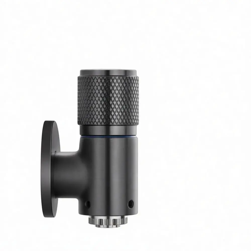 Silver Copper Alloy Faucet Adapter Automatic Shut Off Valve Snap Fit Connector Durable Pipe Fitting For Laundry Machine