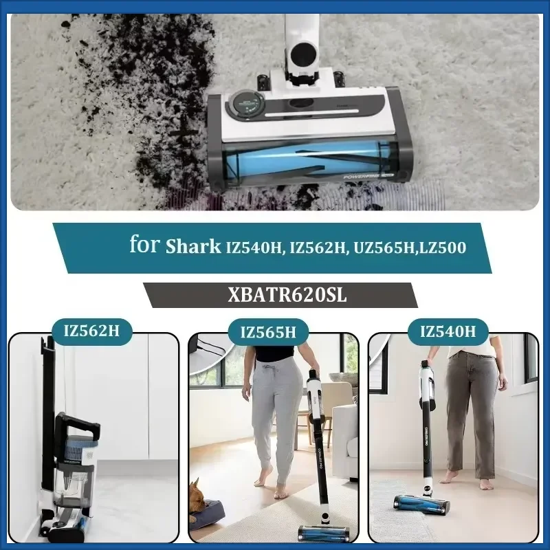 New 21.6V 2350mAh for Shark XBATR620SL XBATR620SLEU Vacuum Cleaner Battery with Charger