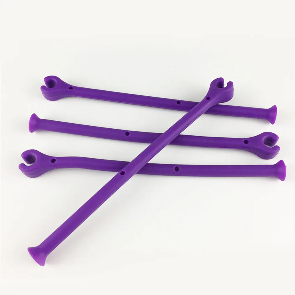 

4 pcs Silicone Wine Glass Rack Holder Anti Rust Kitchen Storage Organizer Under Cabinet Stemware Display Hanger For Bar