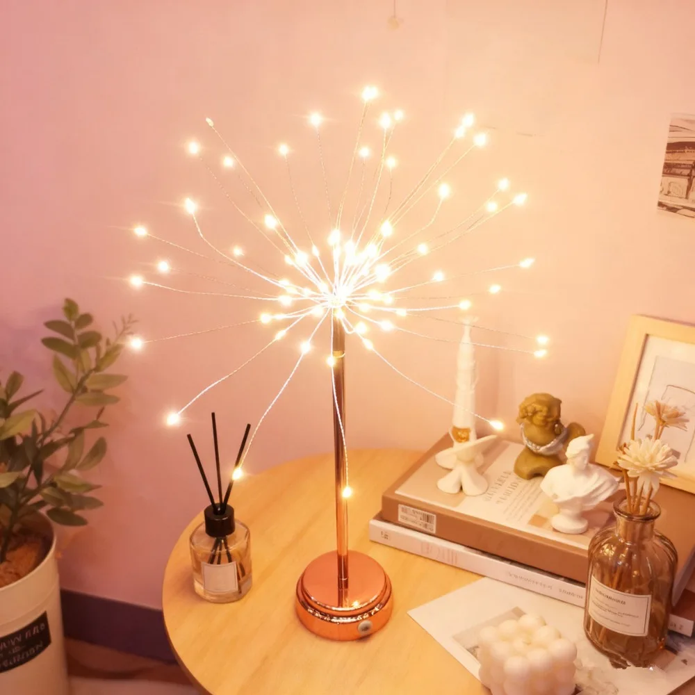 

С дистанционным гнездом и цветами, настольные светильники, теплый белый цвет, декор стола, мини-стол, звездообразные светильники, банкетные столы, центральная часть