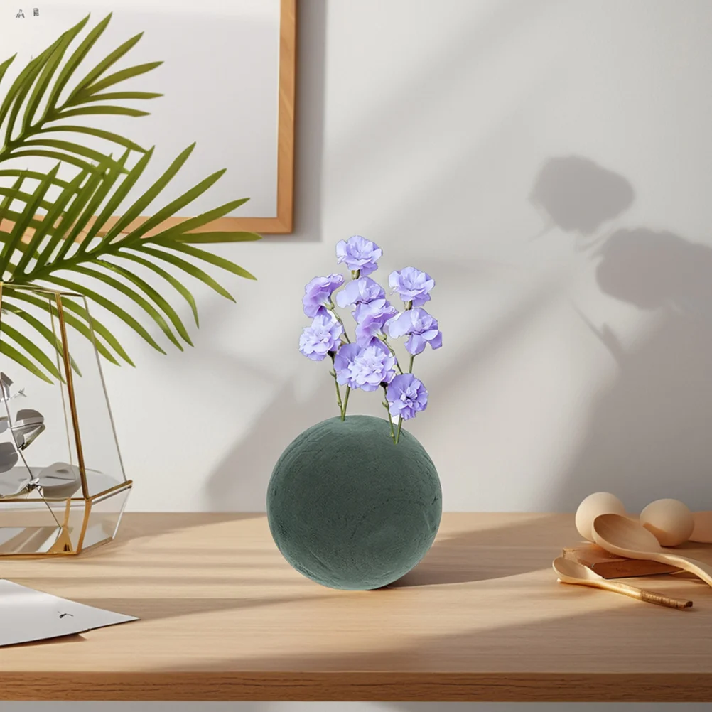 

2Pcs Floral Foam Sphere Round DIY Craft Balls for Fresh Artificial Flower Arrangements Wet Mud Florist Supplies