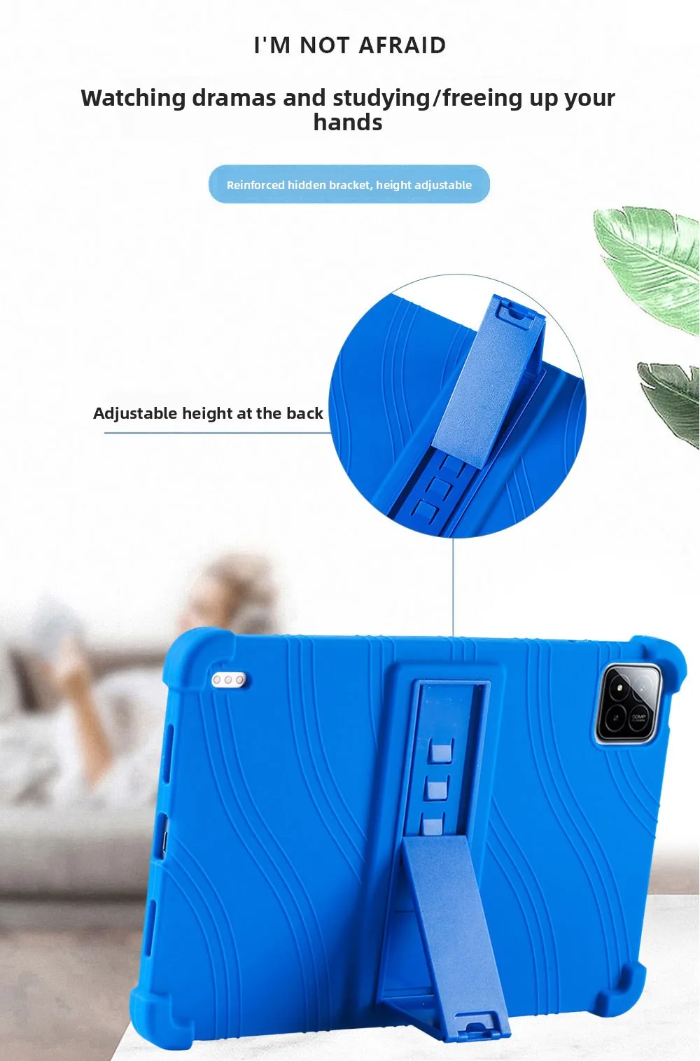 Stoßfeste TPU-Hülle für Xiaomi Pad 7/7 Pro 11.2, Vollständiger Schutz mit Ständer, Mehrere Farben – Detail 3