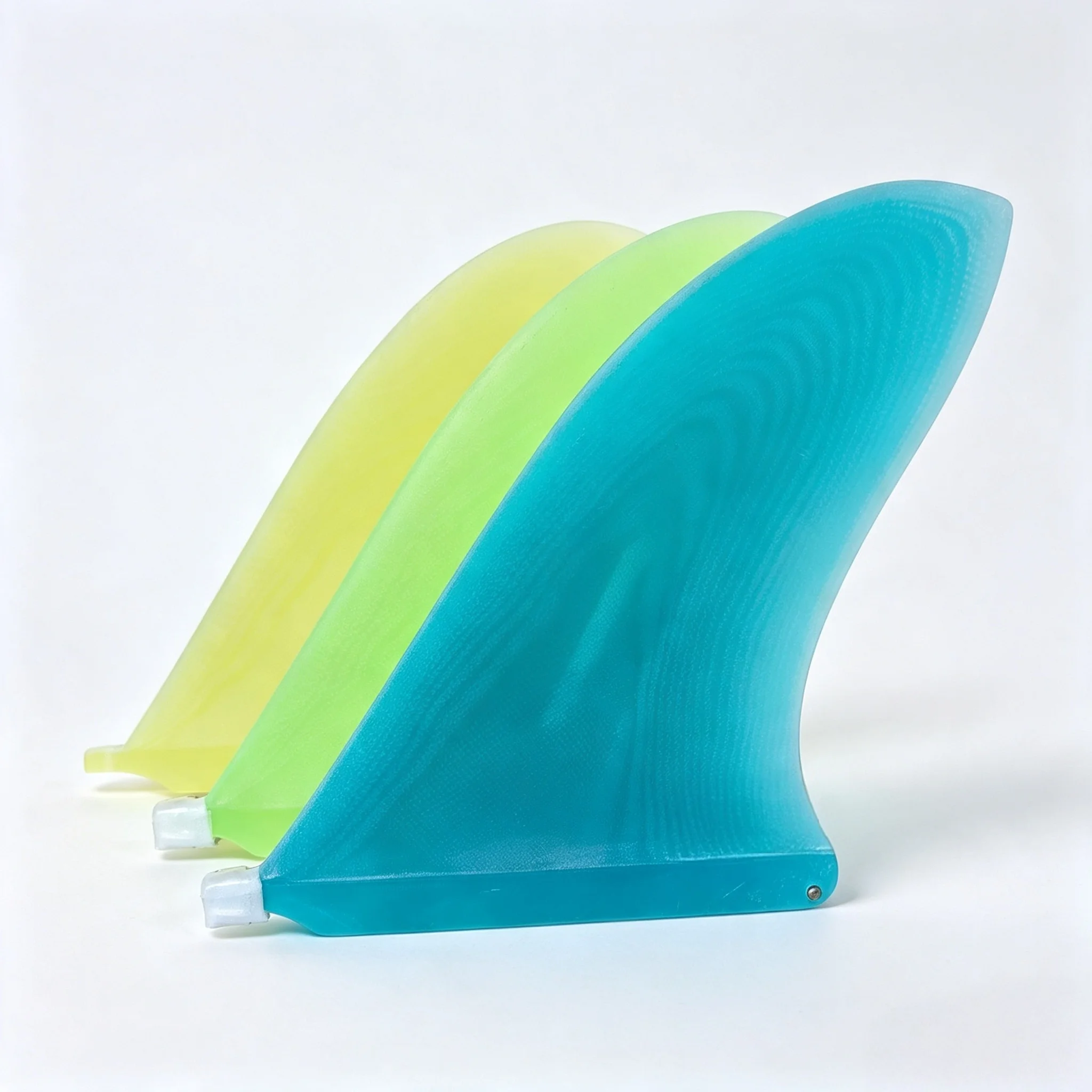 9.75-inch single-fin surfboard, more stable, high-speed surfing, surfboard tail fin