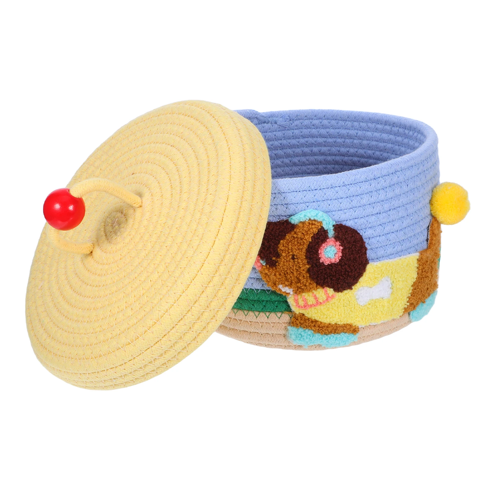 

Baby Gift Box Storage Basket Cotton Rope Woven Desktop Bedroom Sundries Baskets Kids Baby Keepsake Trunk Infant Storage