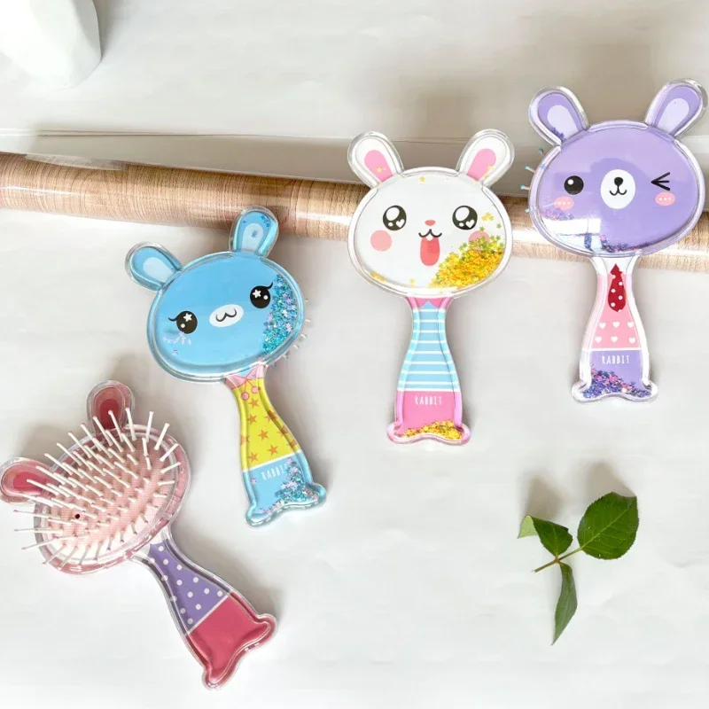 Air Cushion Kids Hair Comb Rabbit Small TT Hair Care Combs Cute Cartoon Hair Brush Hairdressing Comb Massage Comb Children Kids