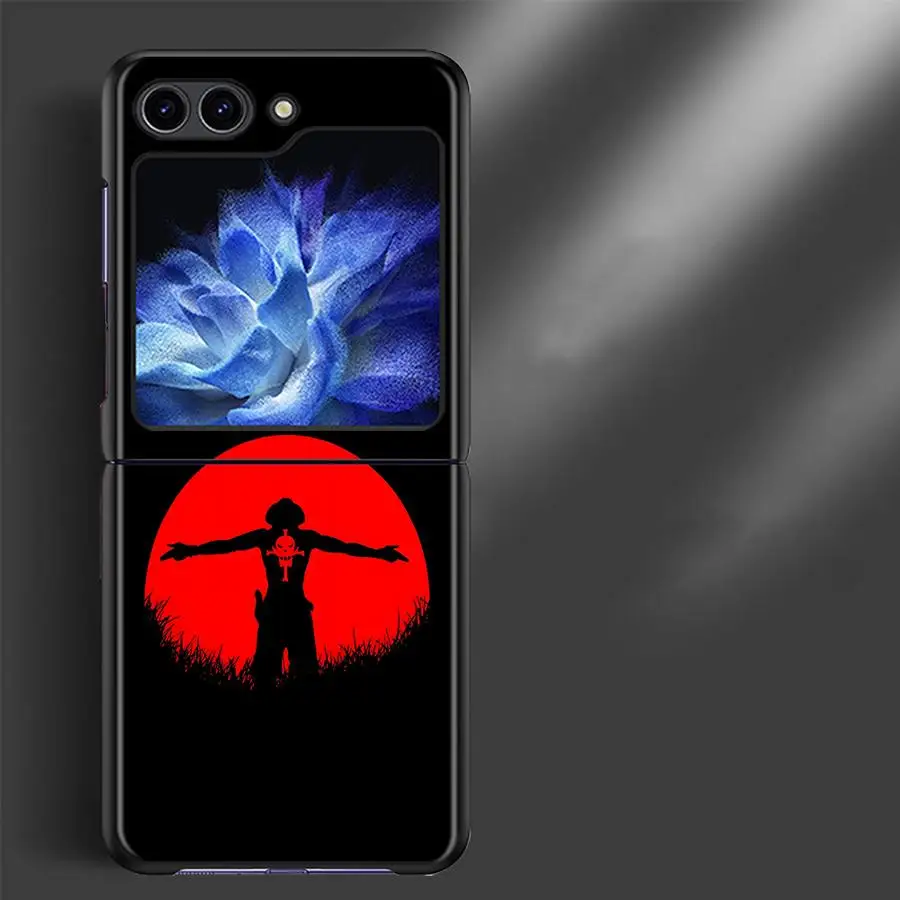 أنيمي قطعة واحدة الآس حافظة لهاتف سامسونج جالاكسي Flip6 Flip3 Z Flip 7 6 5 4 3 Flip4 Flip5 Flip7 FE غطاء الهاتف الخلفي Funda