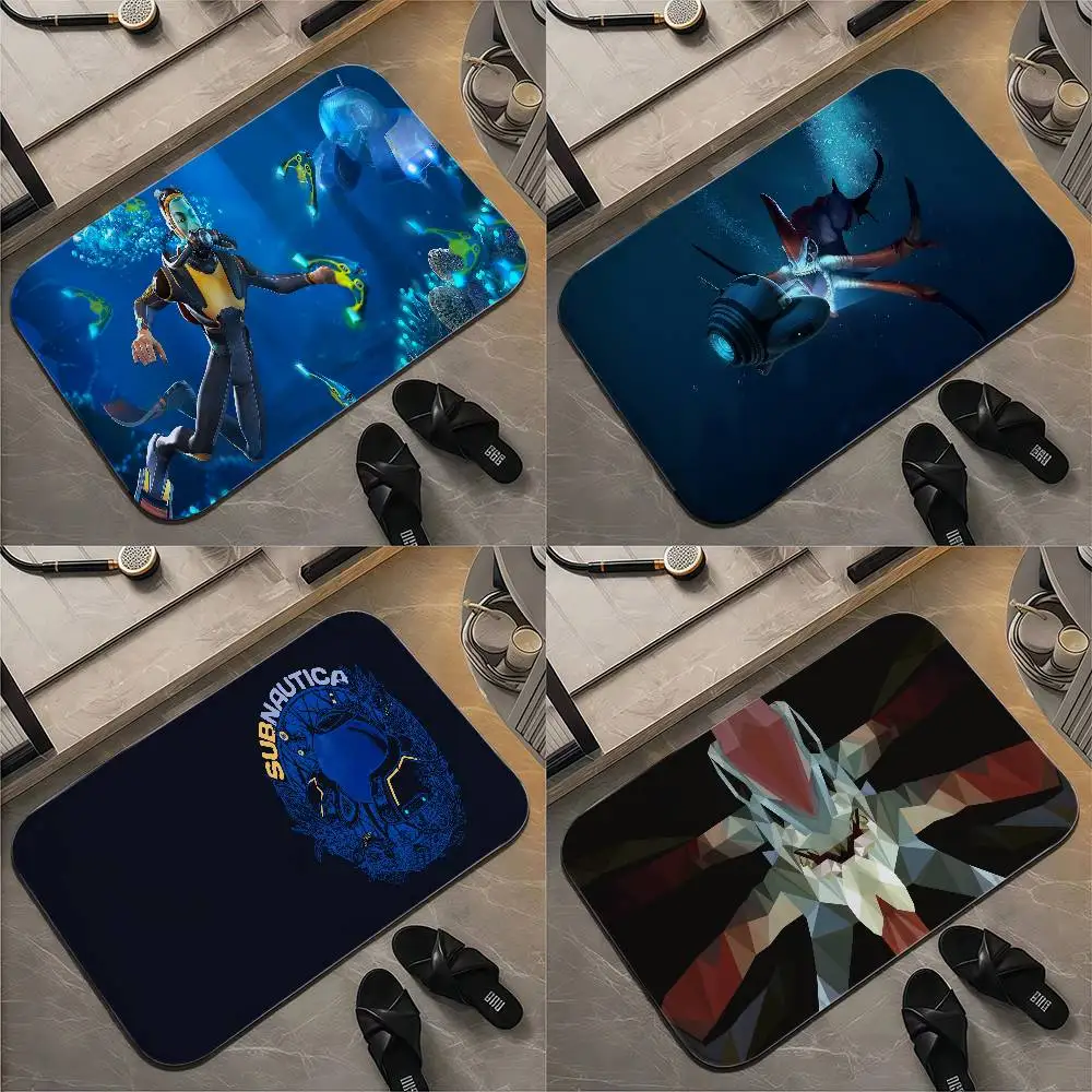 

Subnautica PC Gamer Cabinet Floor Mat Printed Large Carpets Room And Bedroom Carpets Bathroom Anti Slip Door MATS Small Carpets