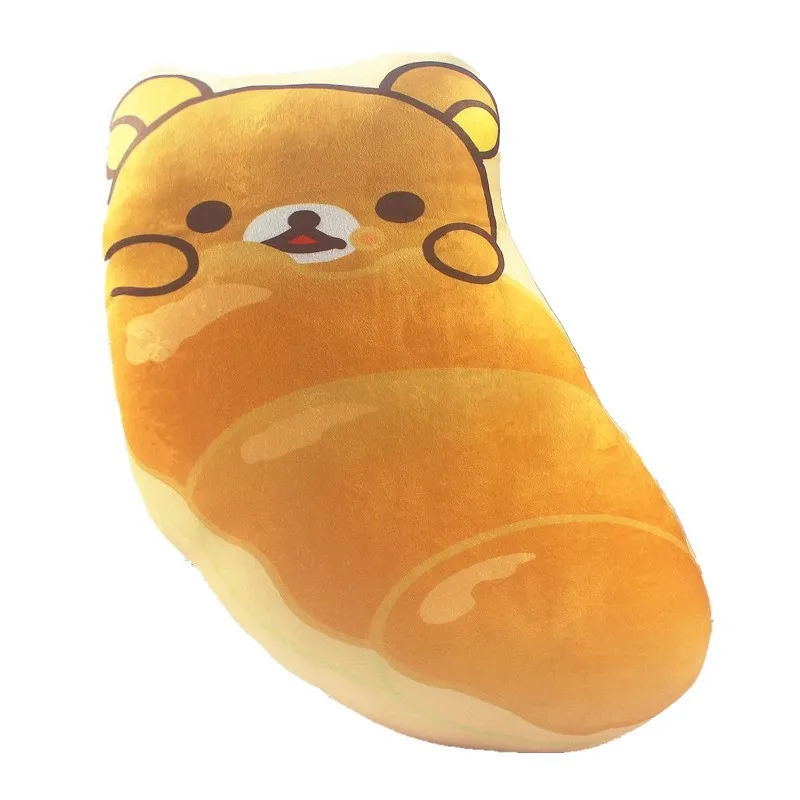 

New Cute Kawaii Bread Rilakkuma Bear Plush Pillow Cushion Kids Stuffed Toys For Children Gifts