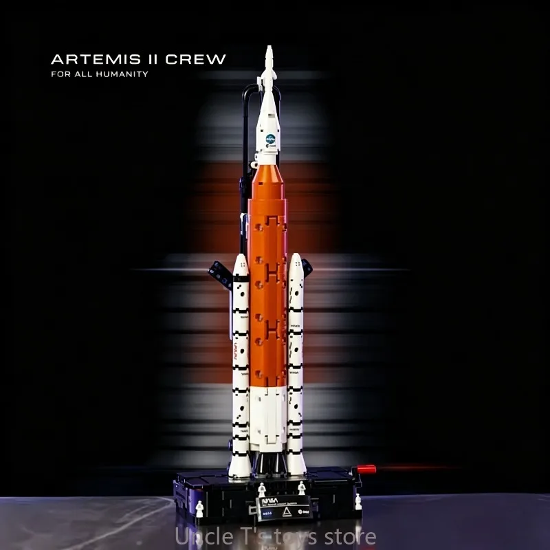 

Artemis SLS Rocket Building Blocks 632Pcs High Quality Sci-Fi Moon Exploration Model Kit for Adults Educational Construction Toy