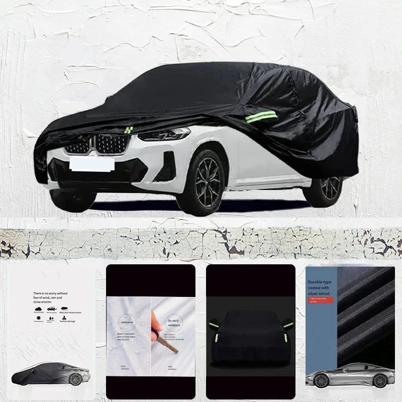 

For-BMW-X4-Car-cover-Exterior-Car-Cover-Black-Outdoor-Protection-Full-Car-Covers-Waterproof-Sunshade