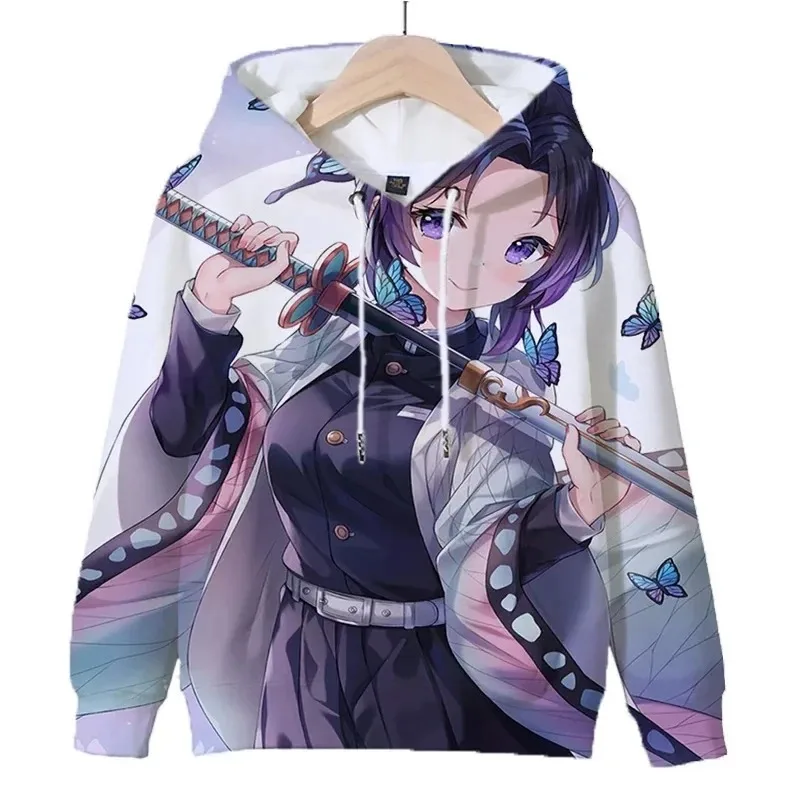 2025 Herfst Mode 3D Demon Killer Kamado Nezuko Hoodie Gedrukt Sportkleding Kleding Trui Lange Mouwen Mannen en Vrouwen