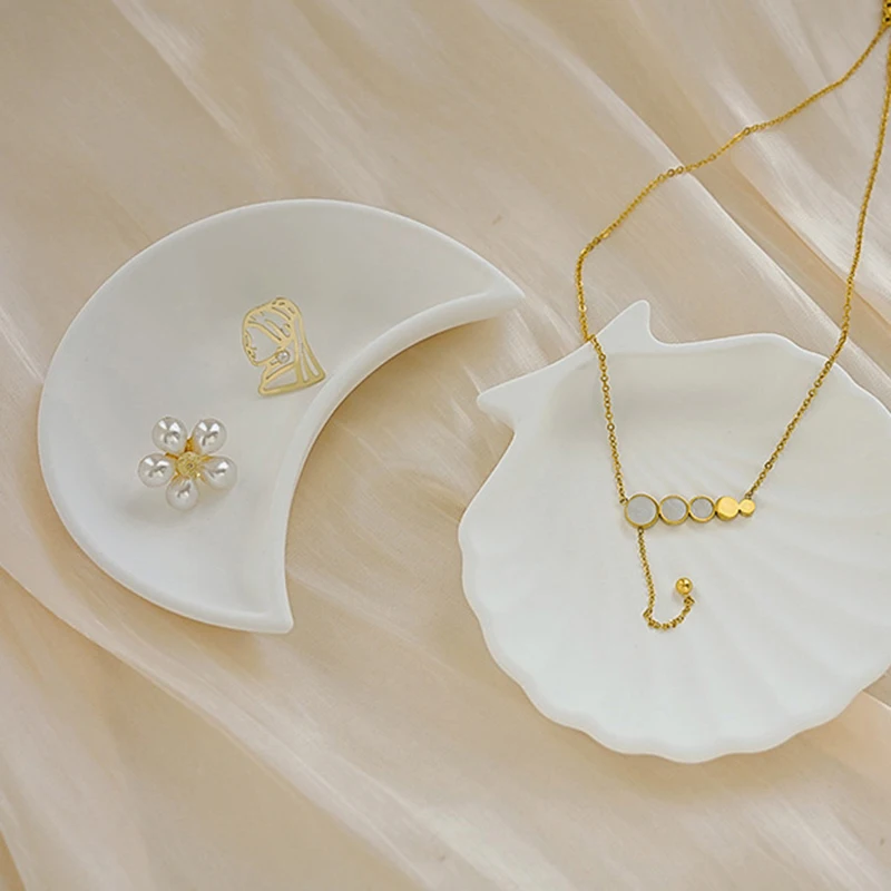 Rinket Dish For Vanity Table Nightstand Bathroom Entryway Coffee Table Decor Decorative Ring Tray Anniversary Keepsake Gifts