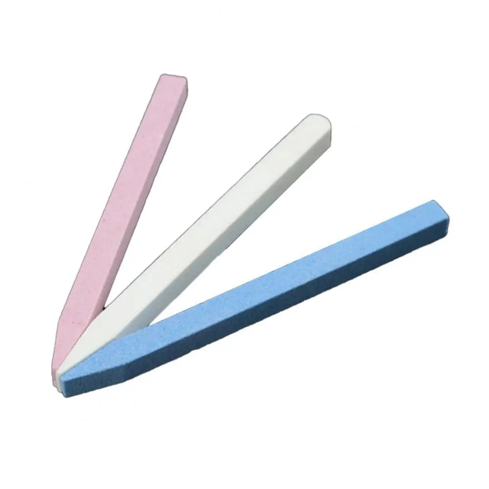 3Pcs Nail File Easy to Use Lightweight Stone Nail Art Sanding File Kit Nail Buffer Polishing File for Female